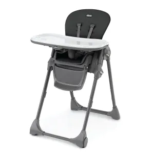 Chicco Polly Space-Saving Fold High Chair Black