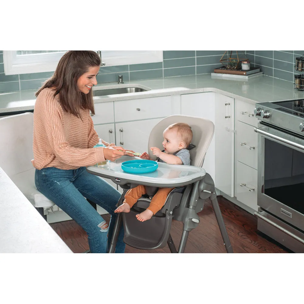 Chicco Polly Space-Saving Fold High Chair Black