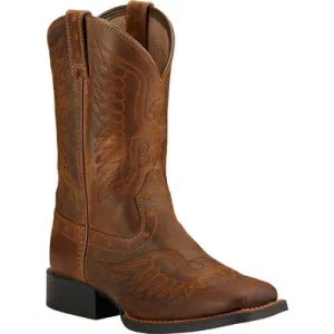 CHILDRENS ARIAT HONOR DISTRESSED BROWN 10017313