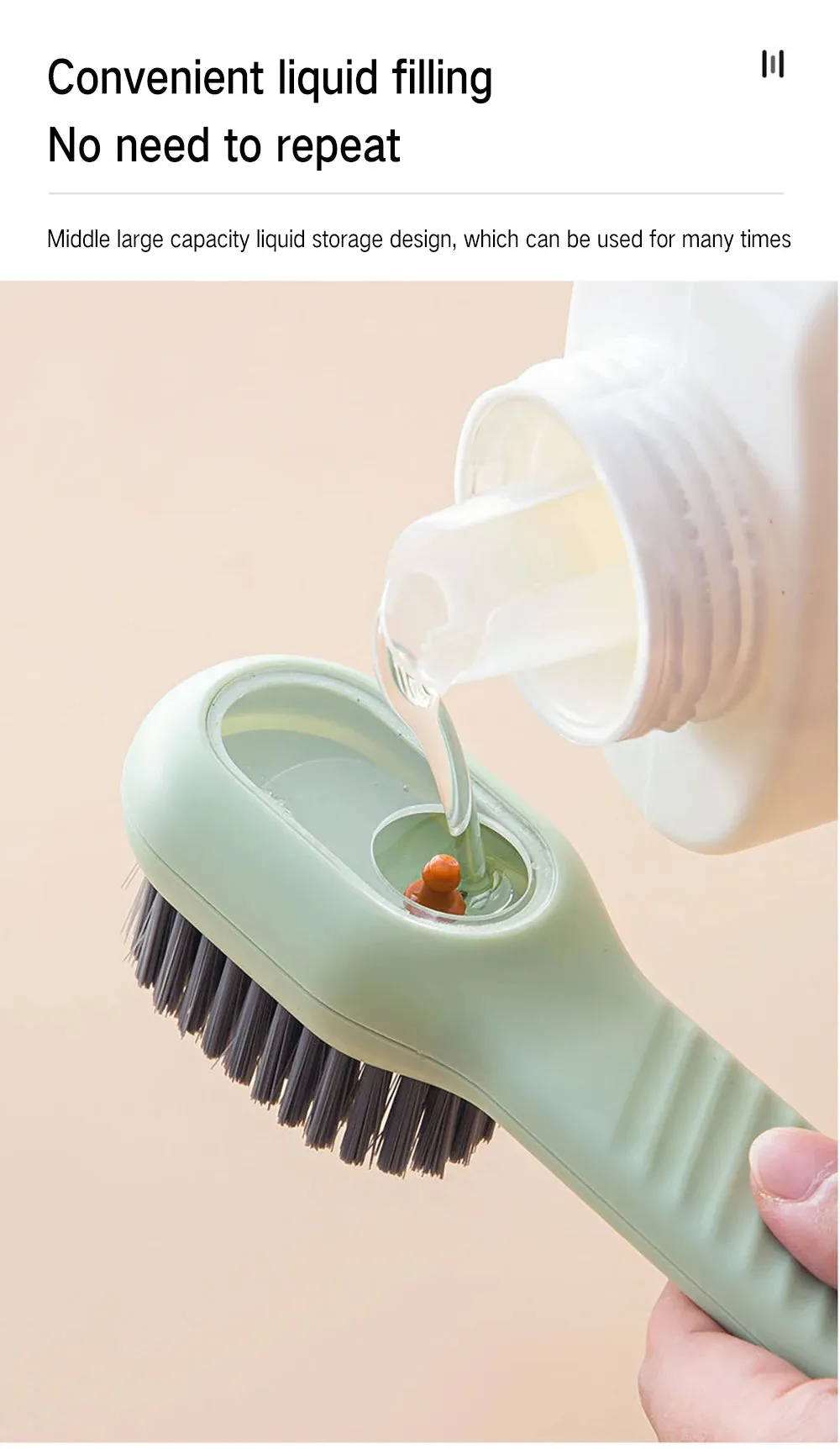 Cleaning Brush Multi-functional! 🧼🪣🧽