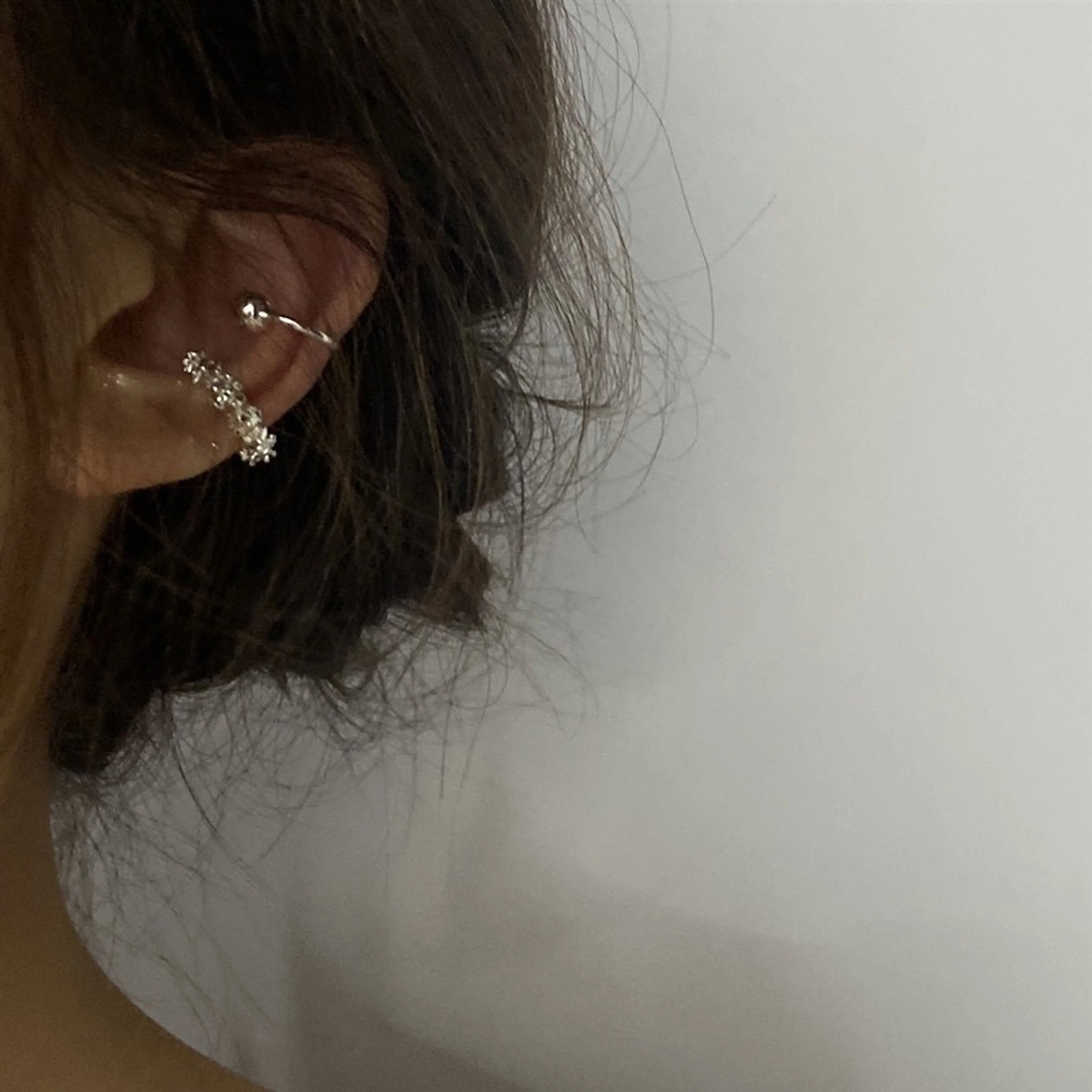 Clip on cuff earrings