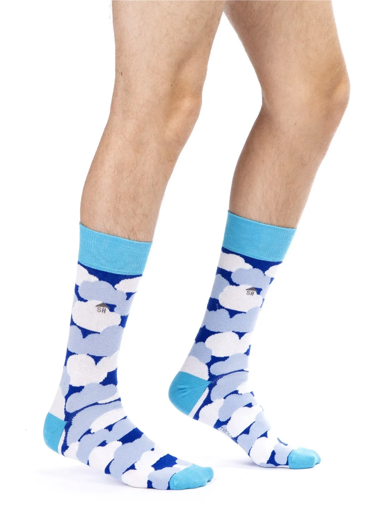 Clouds Design Men Socks