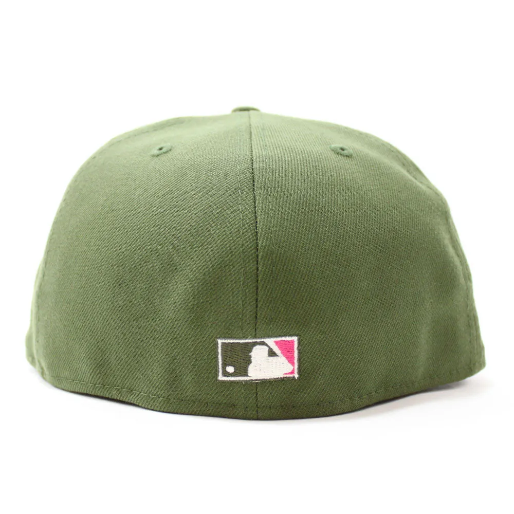 Colorado Rockies 25th Anniversary New Era 59Fifty Fitted Hat (Glow in the Dark Rifle Green Floral Under Brim)