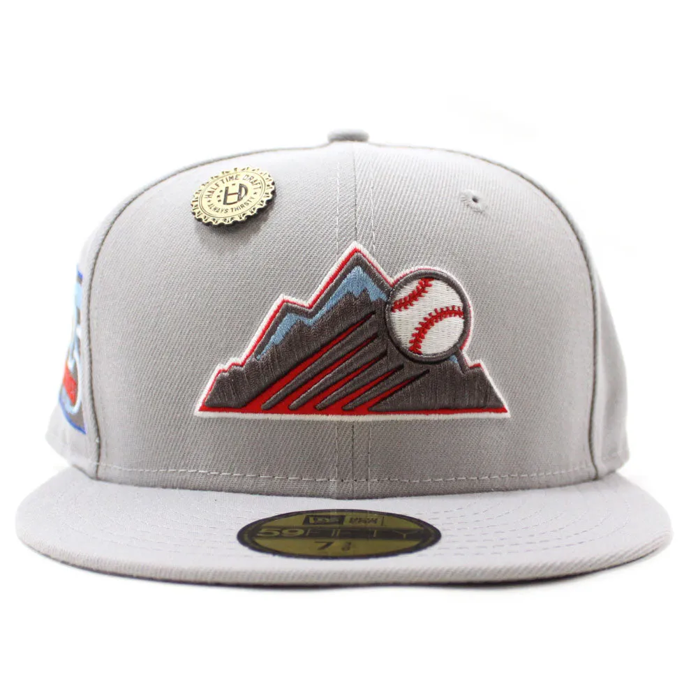 Colorado Rockies 25th Anniversary New Era 59Fifty Fitted Hat (Gray 3M Reflective Under Brim)