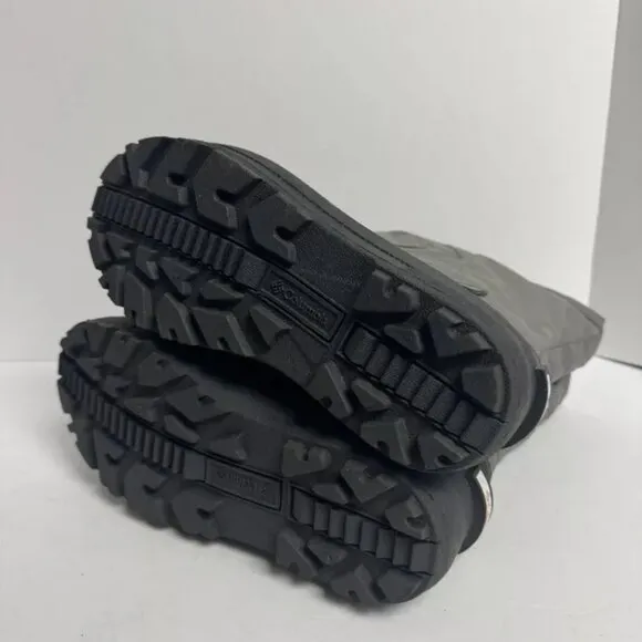 Columbia Powderbug Waterproof Snow Boots Gray Size 6 M Big Kid