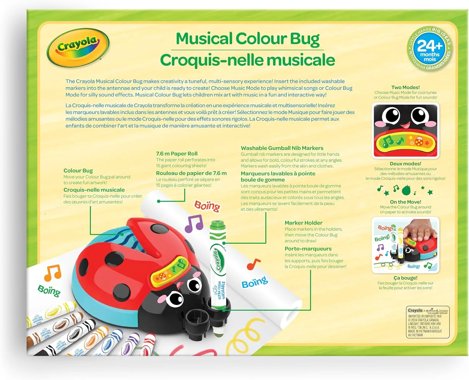 Crayola Young Kids Musical Doodle Bug