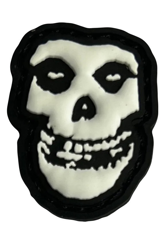 Crimson Ghost GITD PVC Cat Eye Morale Patch