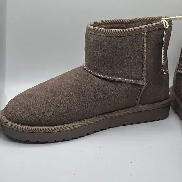 CUSHIONAIRE Women’s Cozy Boot 8 TAUPE