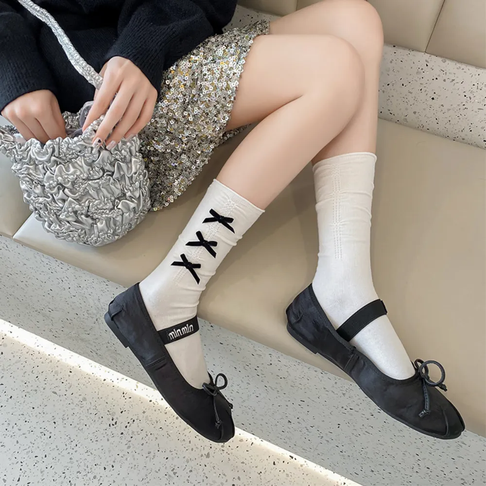 Cute Bow Socks