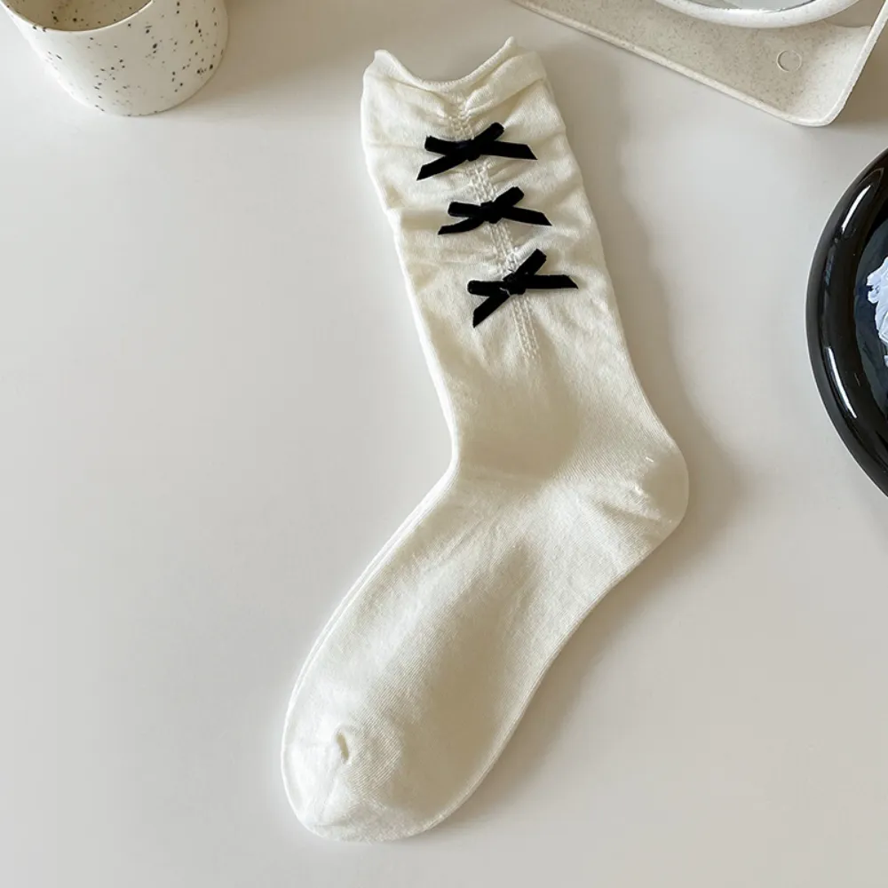 Cute Bow Socks