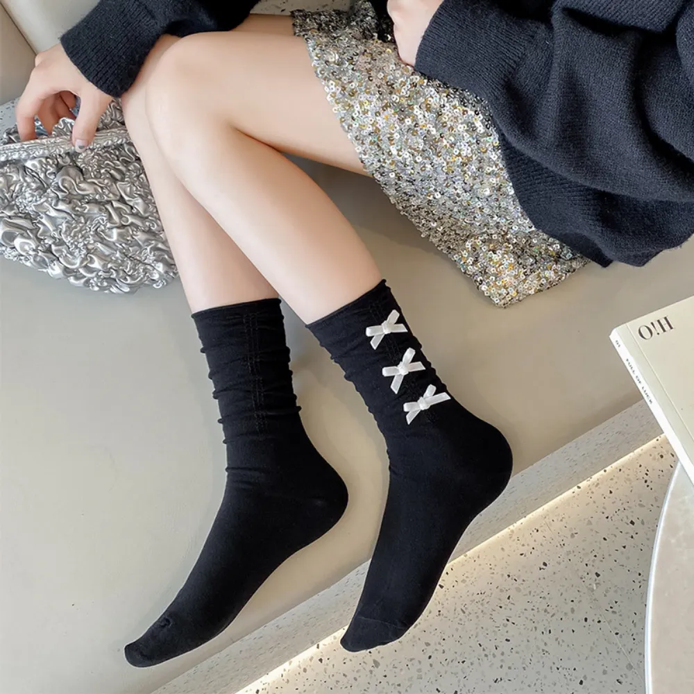 Cute Bow Socks