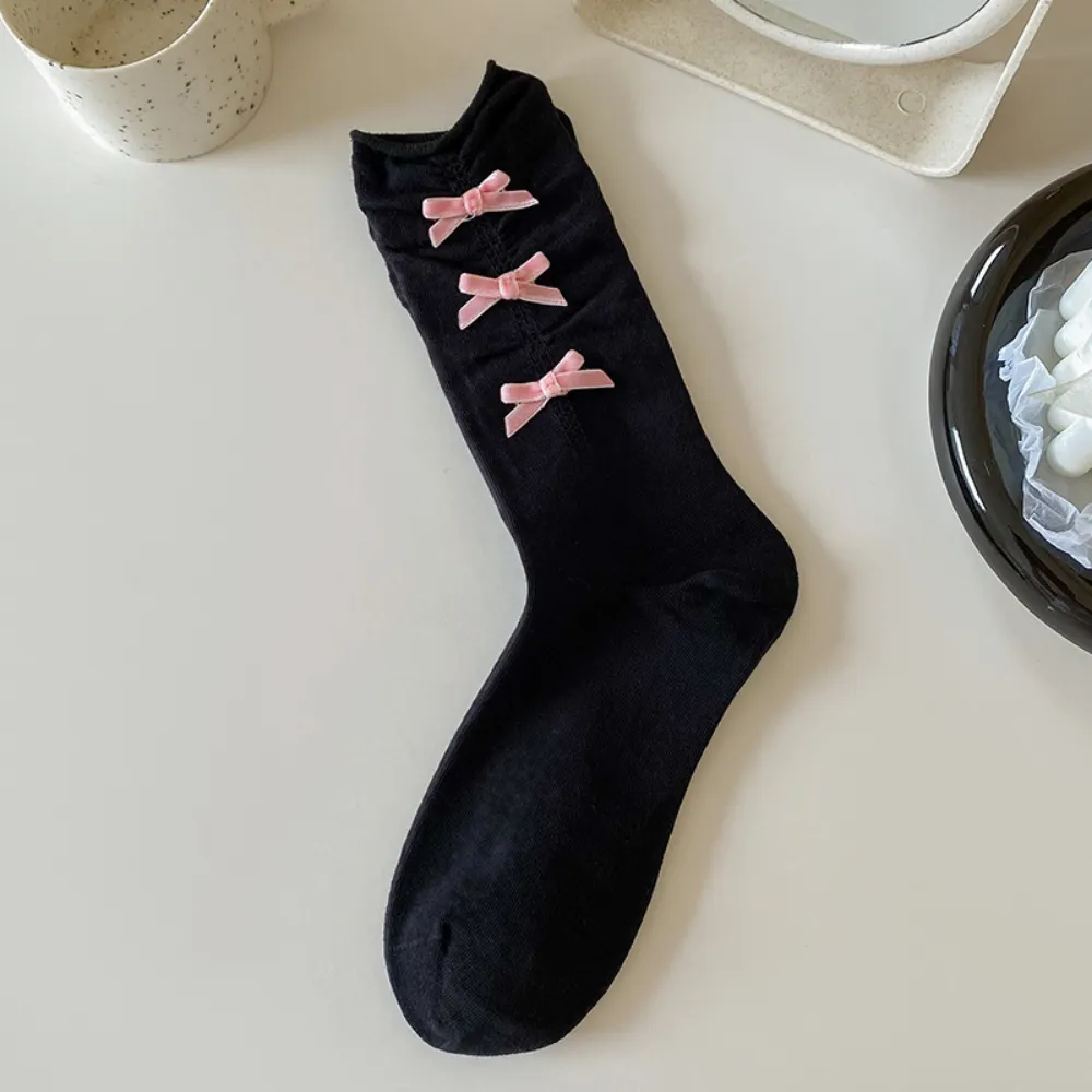 Cute Bow Socks