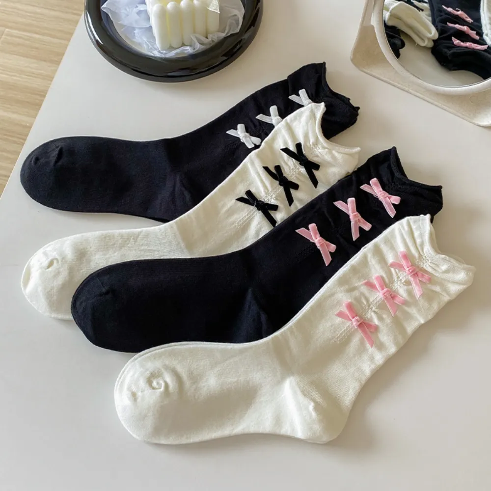 Cute Bow Socks