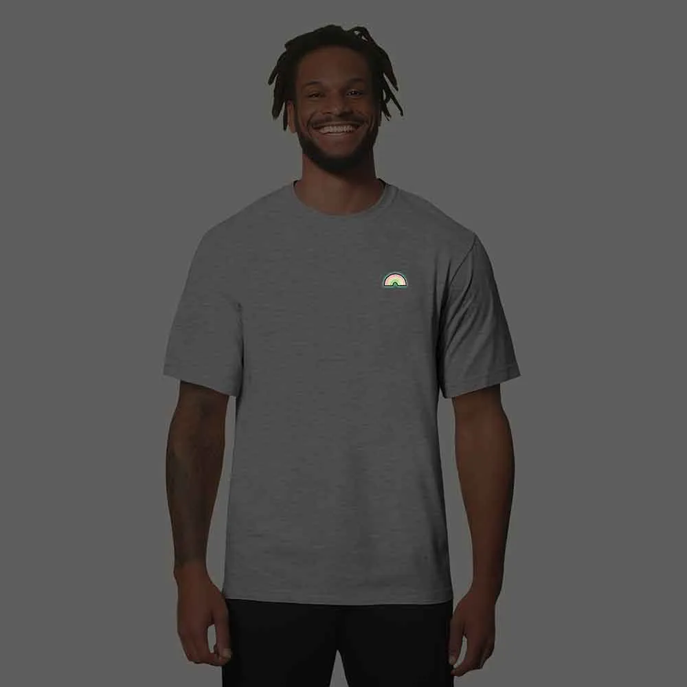 Dalix Rainbow Relaxed Tee (Glow in the Dark)
