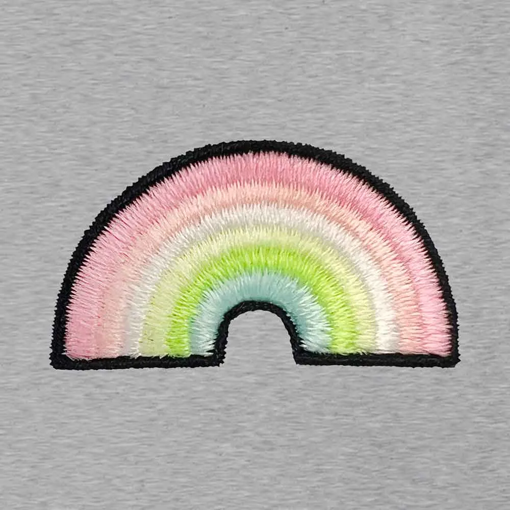 Dalix Rainbow Relaxed Tee (Glow in the Dark)