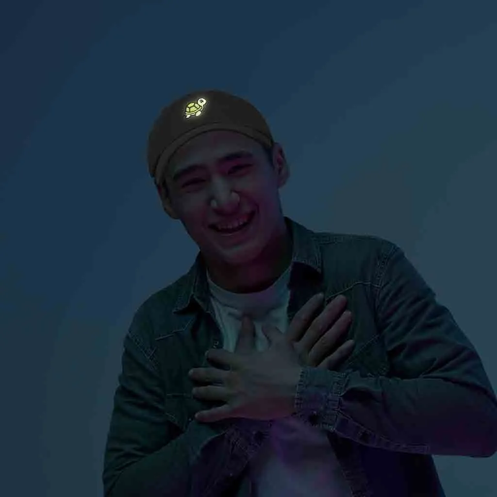 Dalix Turtle Hat (Glow in the Dark)