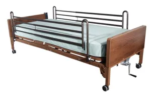 Delta Ultra Light Full Electric Hospital Bed with Full Rails and Innerspring Mattress - 1 Each