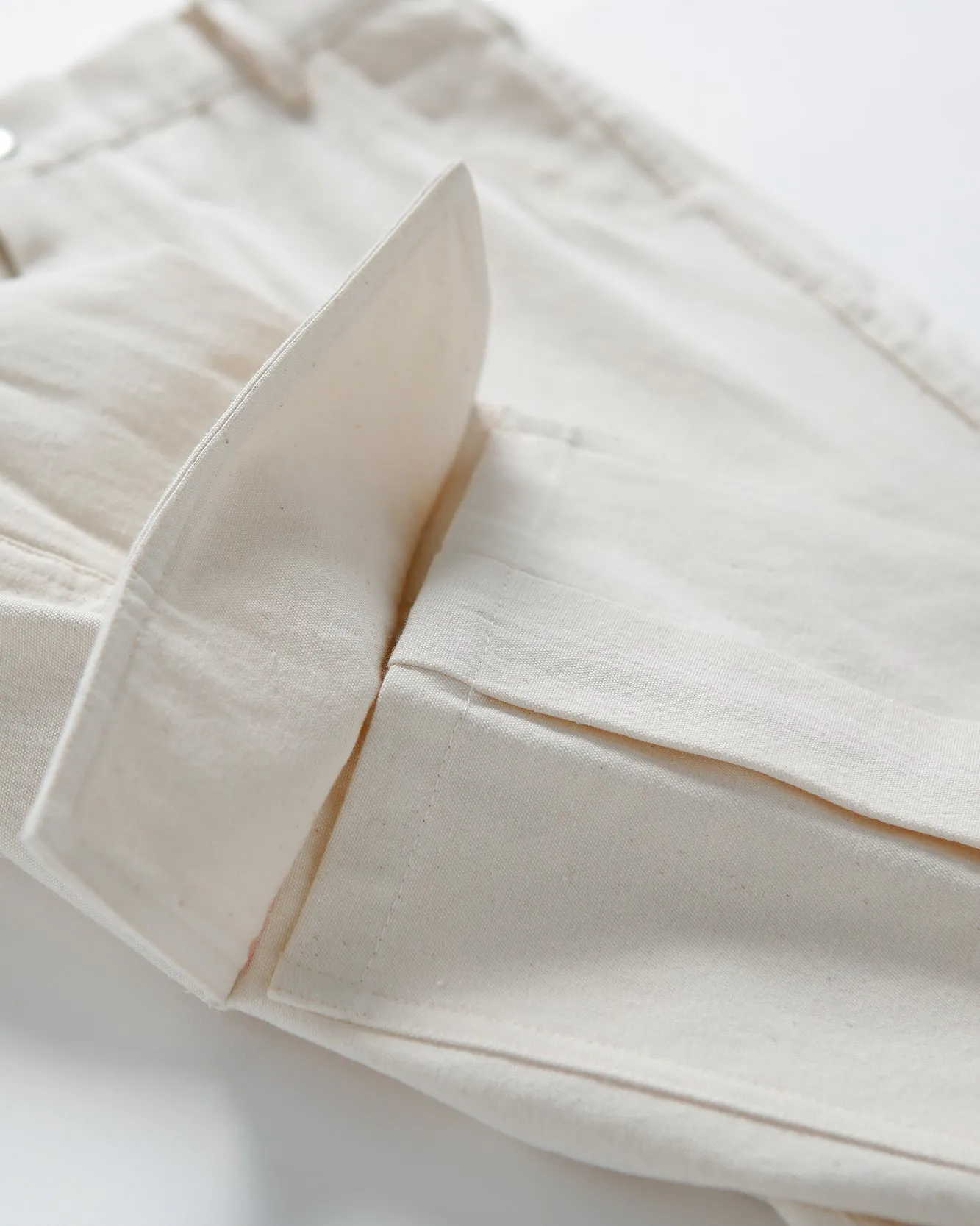 Denim Cargo Chinos