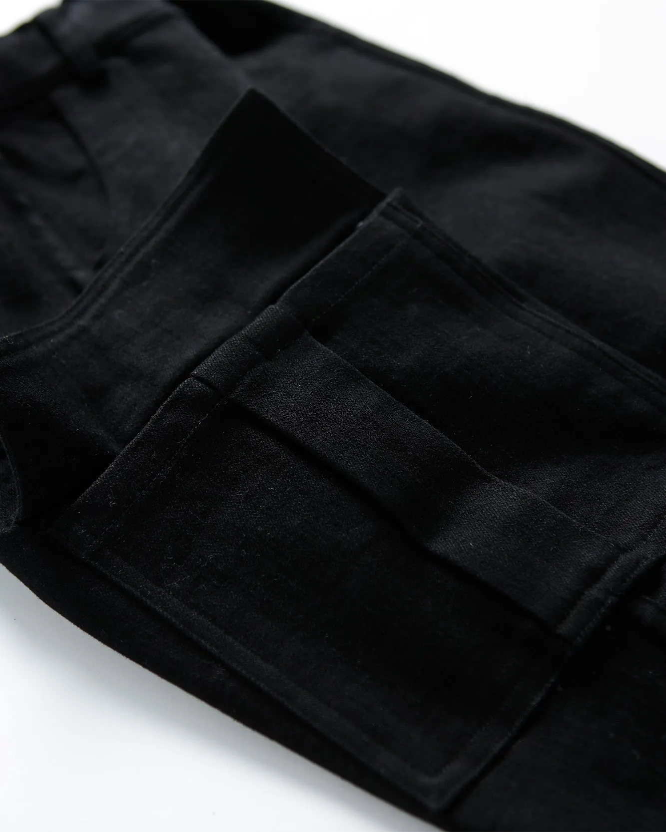 Denim Cargo Chinos