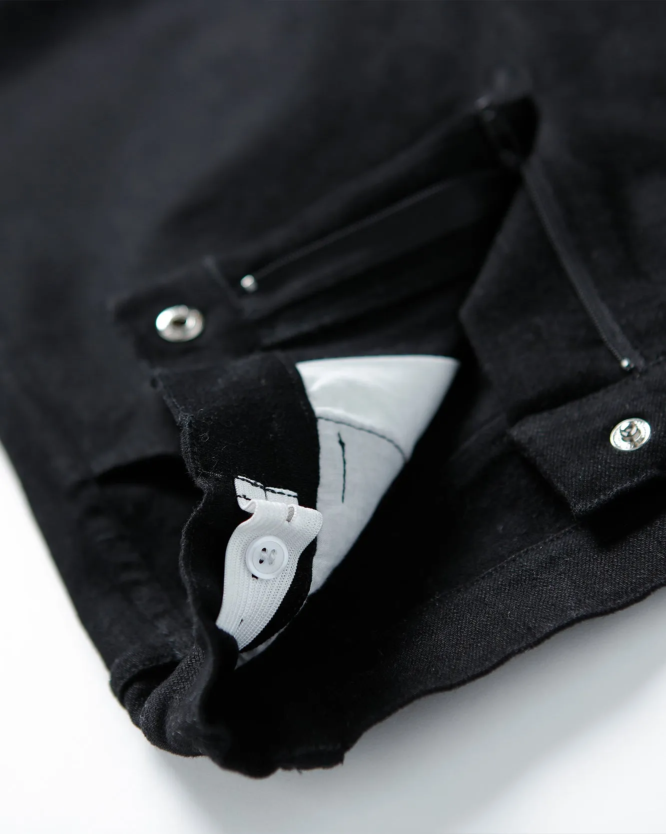 Denim Cargo Chinos