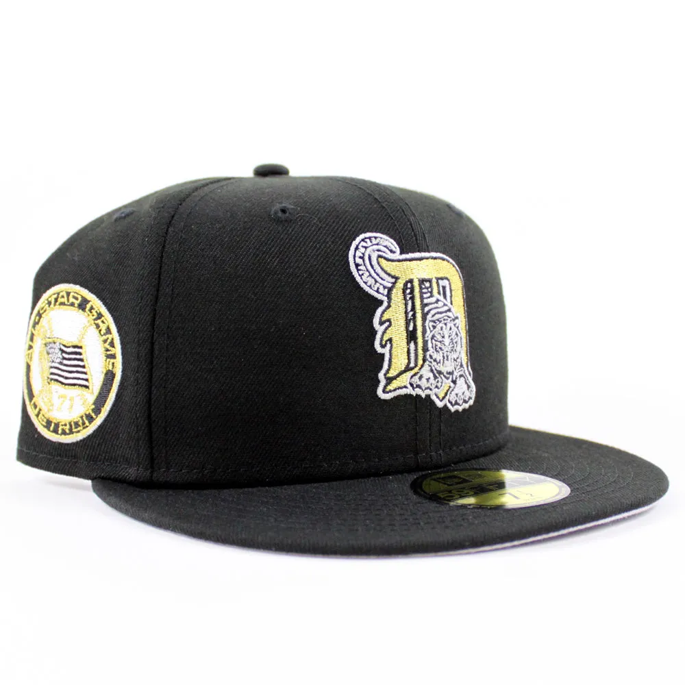 Detroit Tigers 1971 All-Star Game New Era 59Fifty Fitted Hat (GITD Black Gray Under Brim)