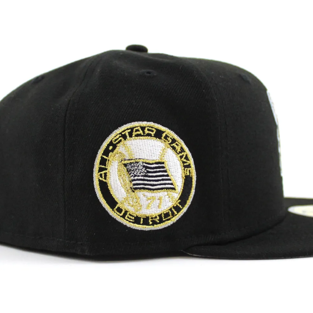 Detroit Tigers 1971 All-Star Game New Era 59Fifty Fitted Hat (GITD Black Gray Under Brim)