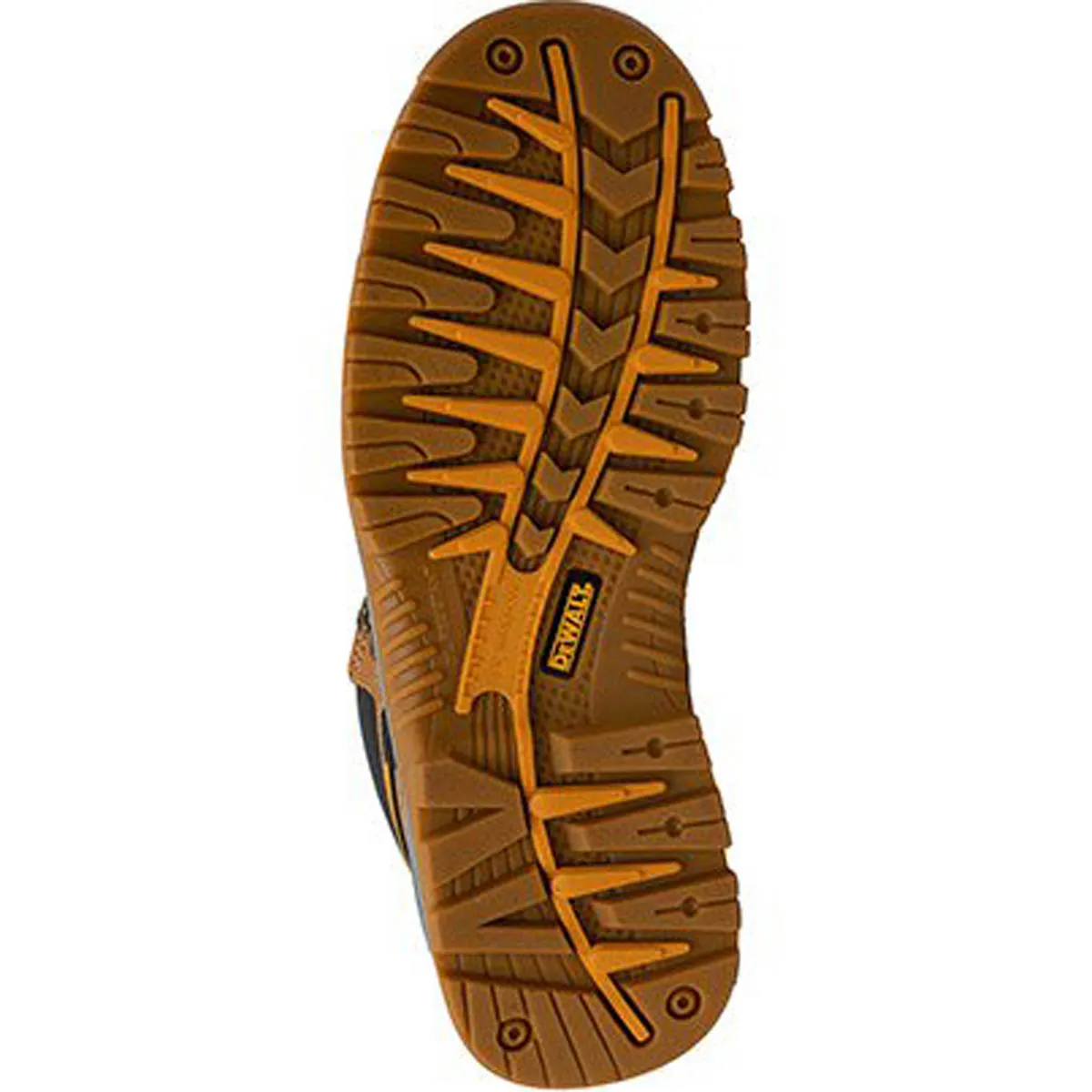 Dewalt Mens Safety Boot Leather Brown Steel Toe Cap Durable Comfortable Size 4