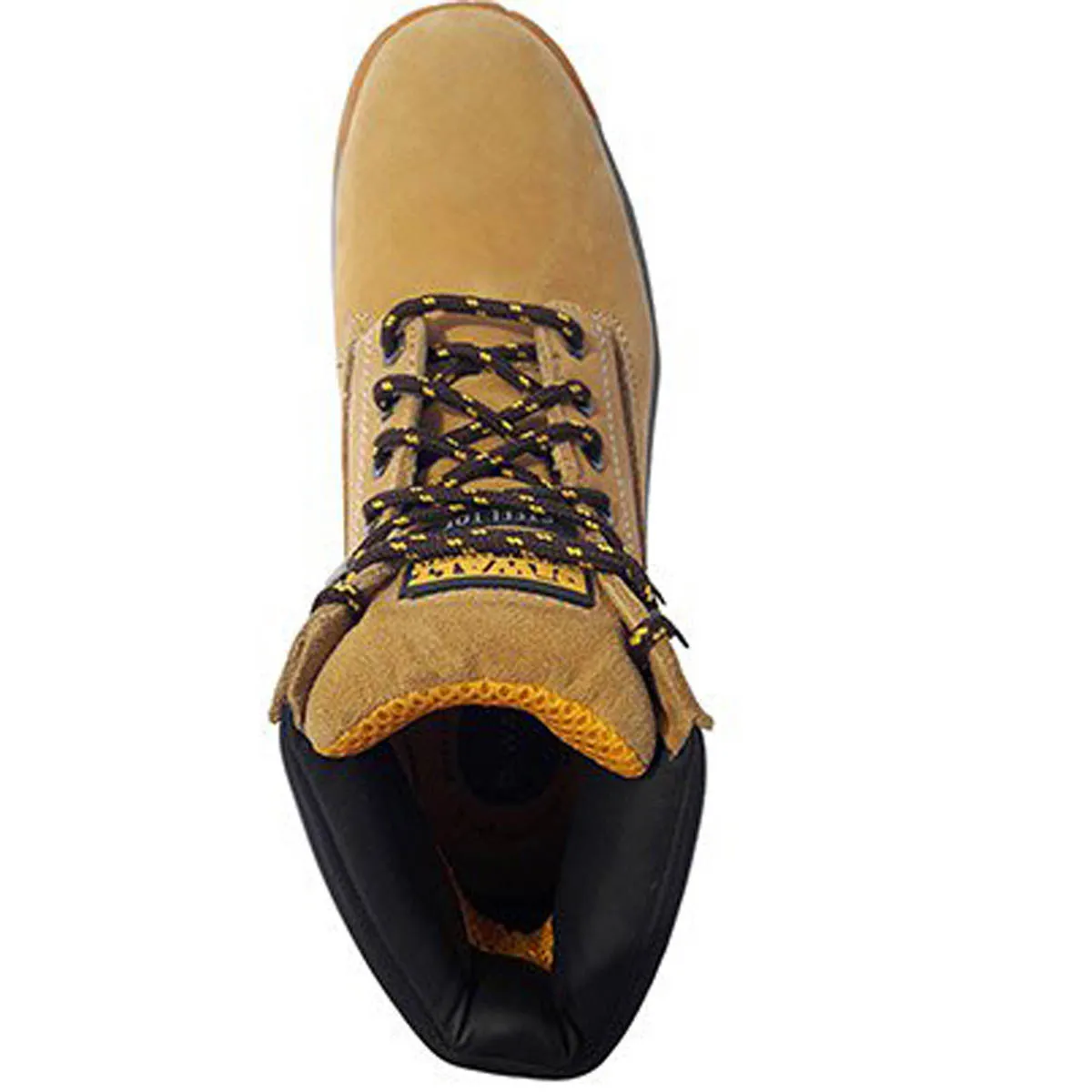 Dewalt Mens Safety Boot Leather Brown Steel Toe Cap Durable Comfortable Size 4