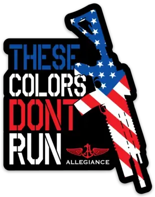 Don't Run Sticker