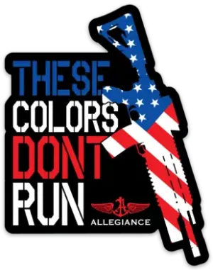 Don't Run Sticker
