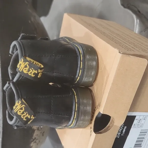 Dr. Martens Kids Black Brooklee Bv Boots Size 6