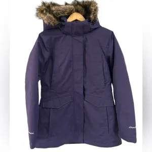 Eddie Bauer Women's Silver Lining Down Waterproof Hooded Rain Snow Winter Jacket