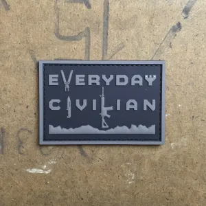 EveryDayCivilian PVC Patch Black & Grey