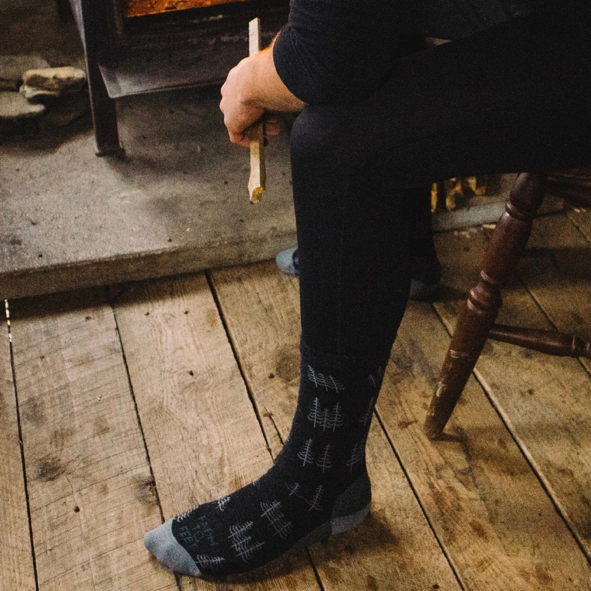 Farm to Feet Mens Cokeville Medium Cushion Socks