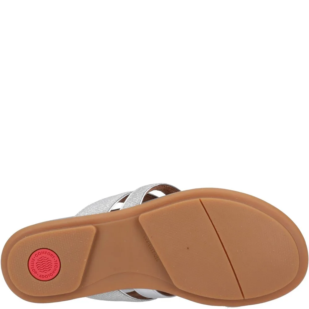 Fitflop Gracie Shimmerlux Strappy Toe Post Sandals