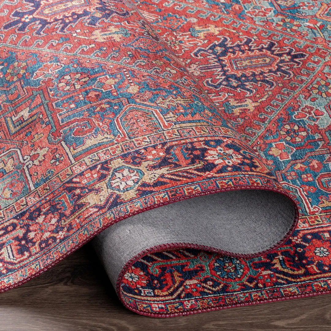 Fleckenstein Oriental Burgandy Area Rug Langley Street® Rug Size: Runner 2'6" x 7'6"