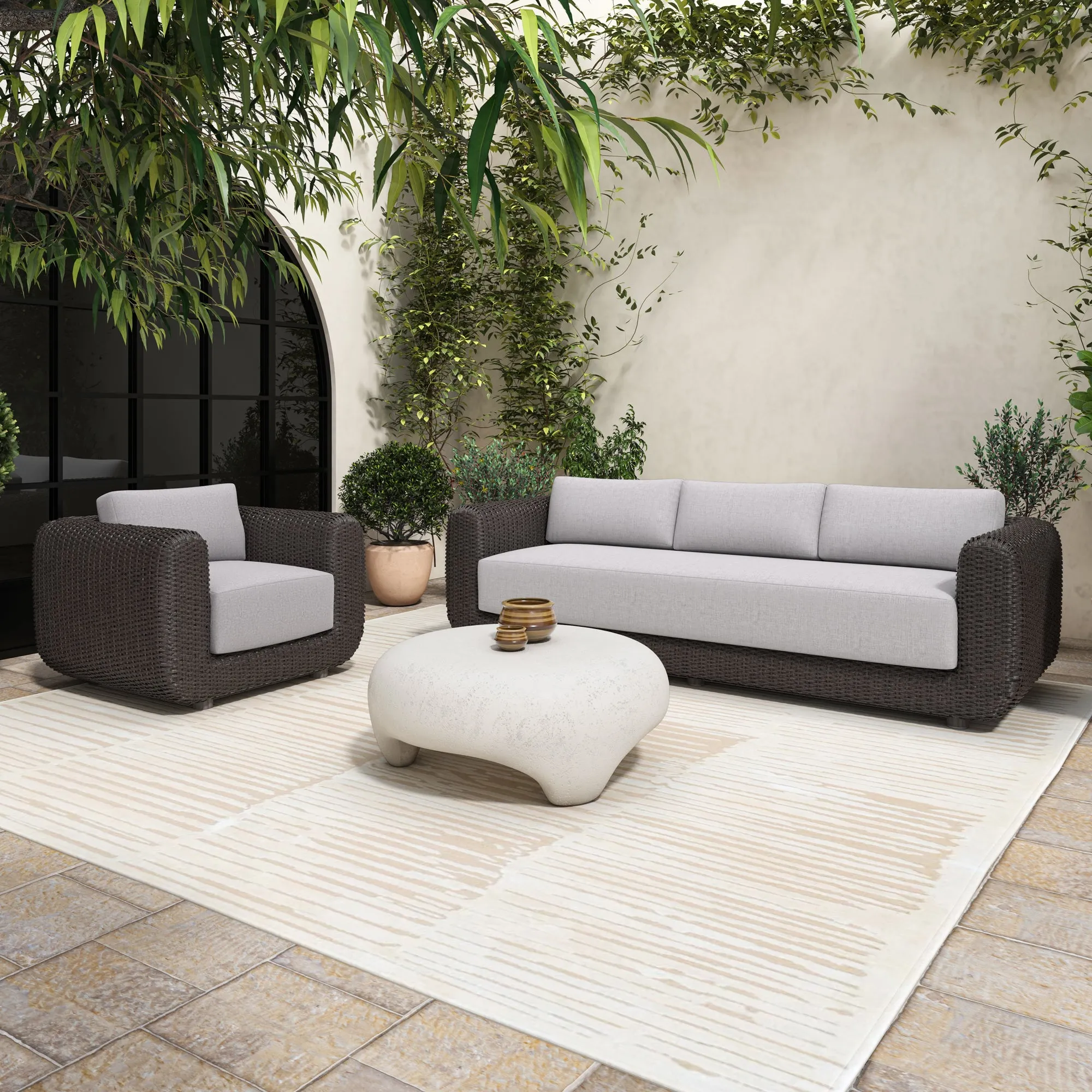 Garden Grace: Weather-Resistant Outdoor Accent Chair