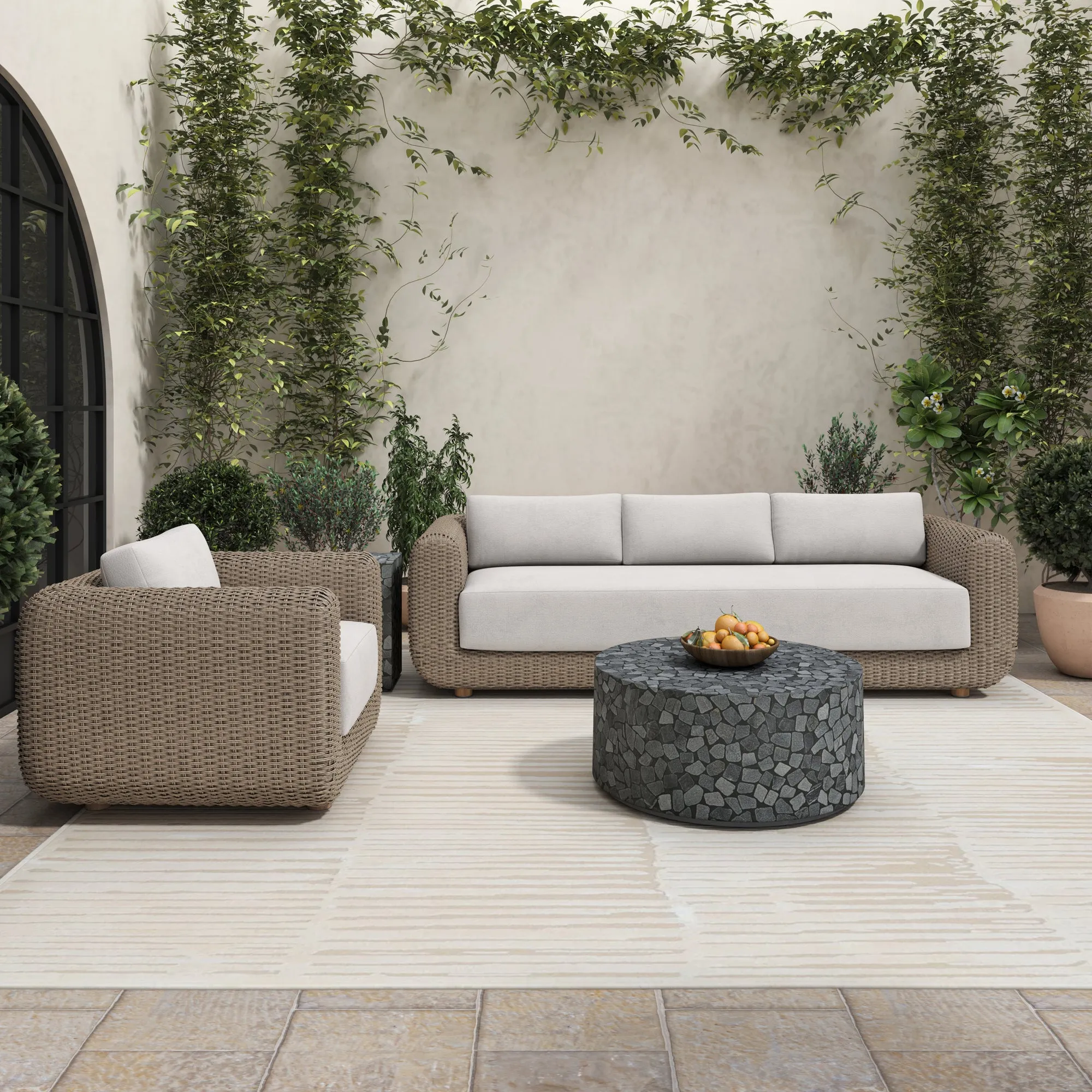 Garden Grace: Weather-Resistant Outdoor Accent Chair