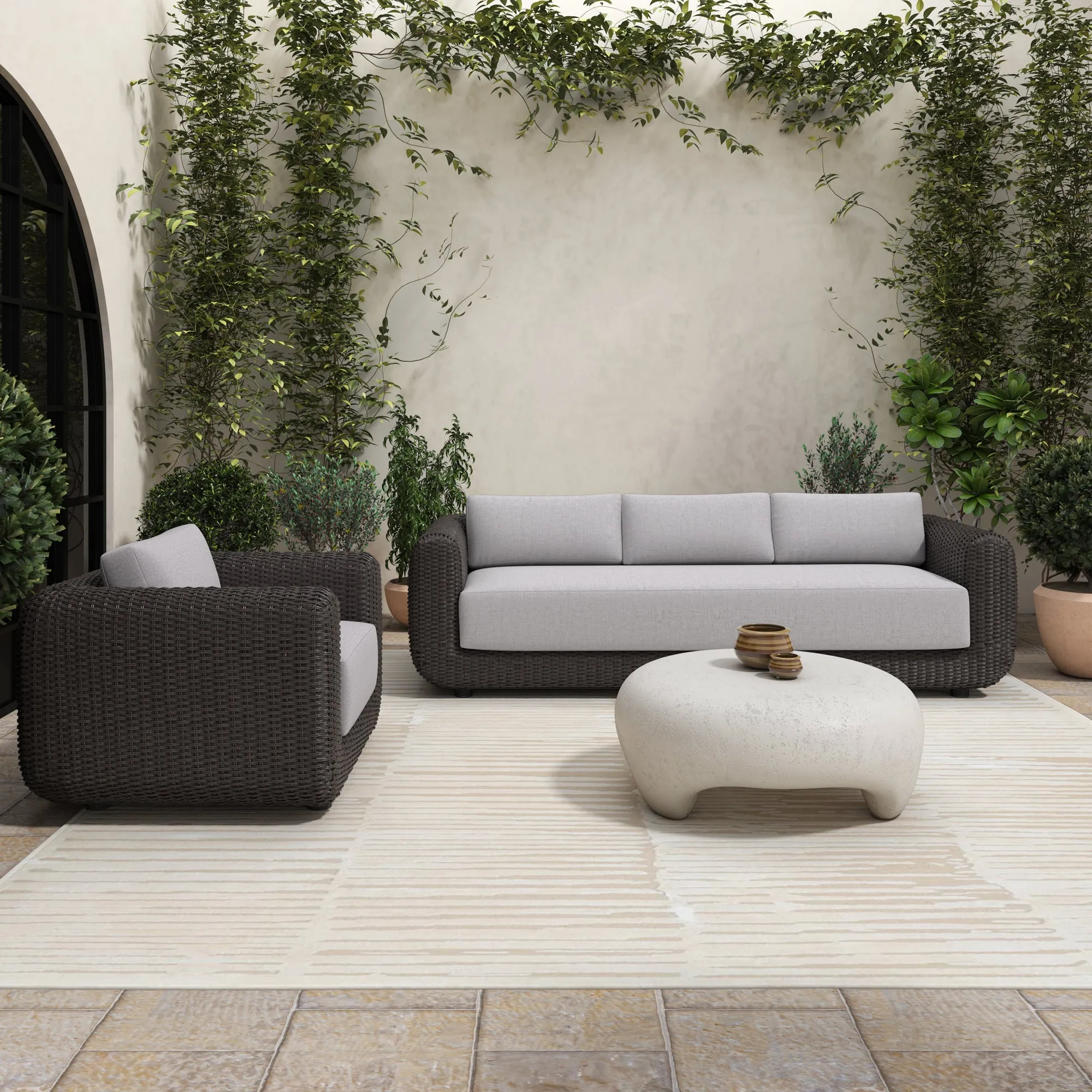 Garden Grace: Weather-Resistant Outdoor Accent Chair