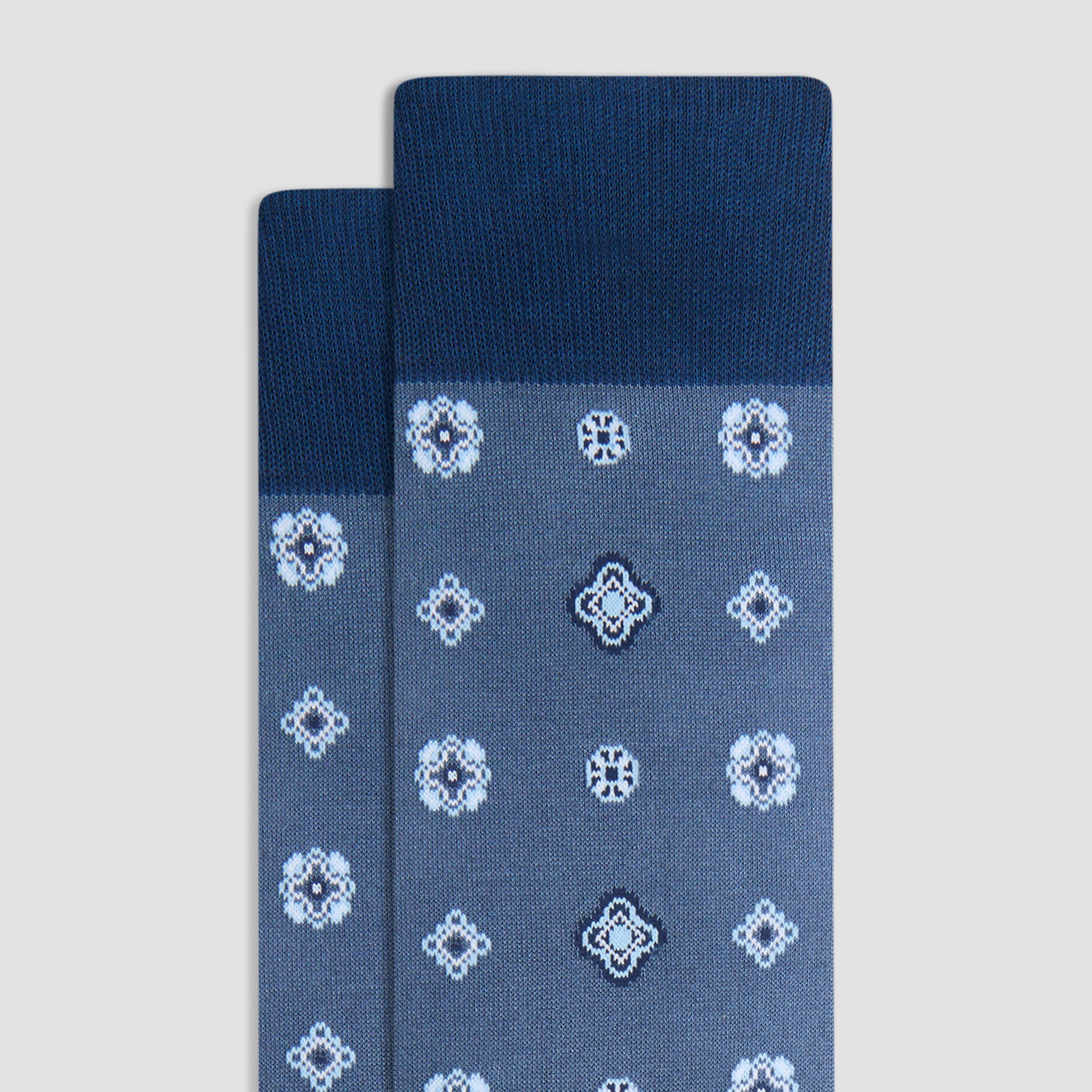 Geometric Mid-Calf Socks
