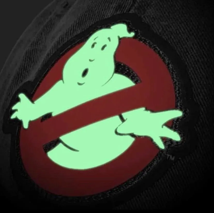 Ghostbusters “Classic Logo” Glow in the Dark Beige/Brown Vintage