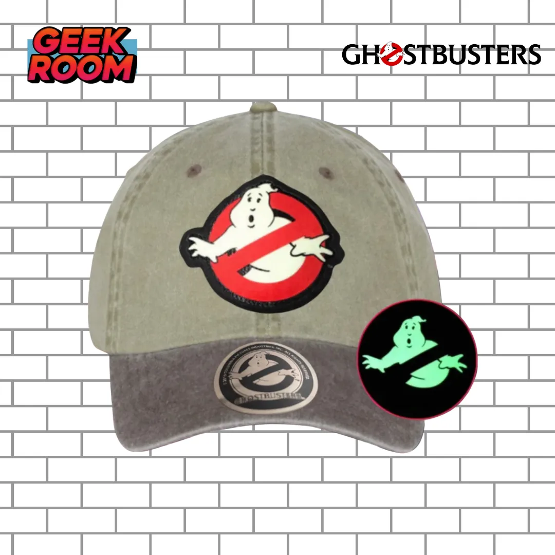 Ghostbusters “Classic Logo” Glow in the Dark Beige/Brown Vintage