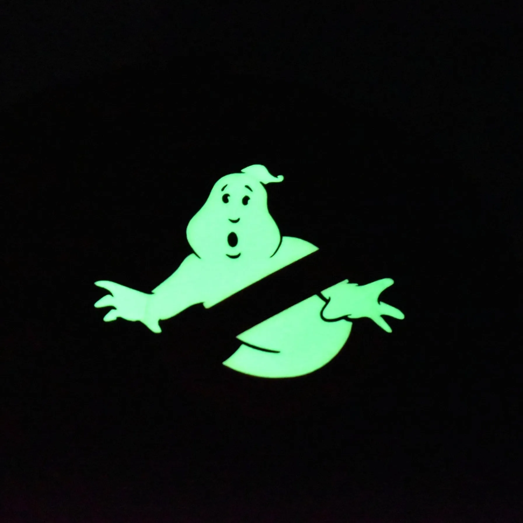 Ghostbusters “Classic Logo” Glow in the Dark Beige/Brown Vintage