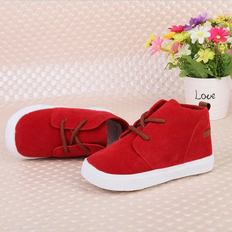 Girl Boy Sneakers Children Snow Boots Thicken Winter Children Shoes For Baby Kids 4 colour