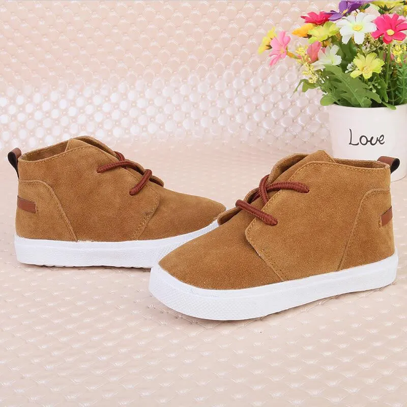 Girl Boy Sneakers Children Snow Boots Thicken Winter Children Shoes For Baby Kids 4 colour