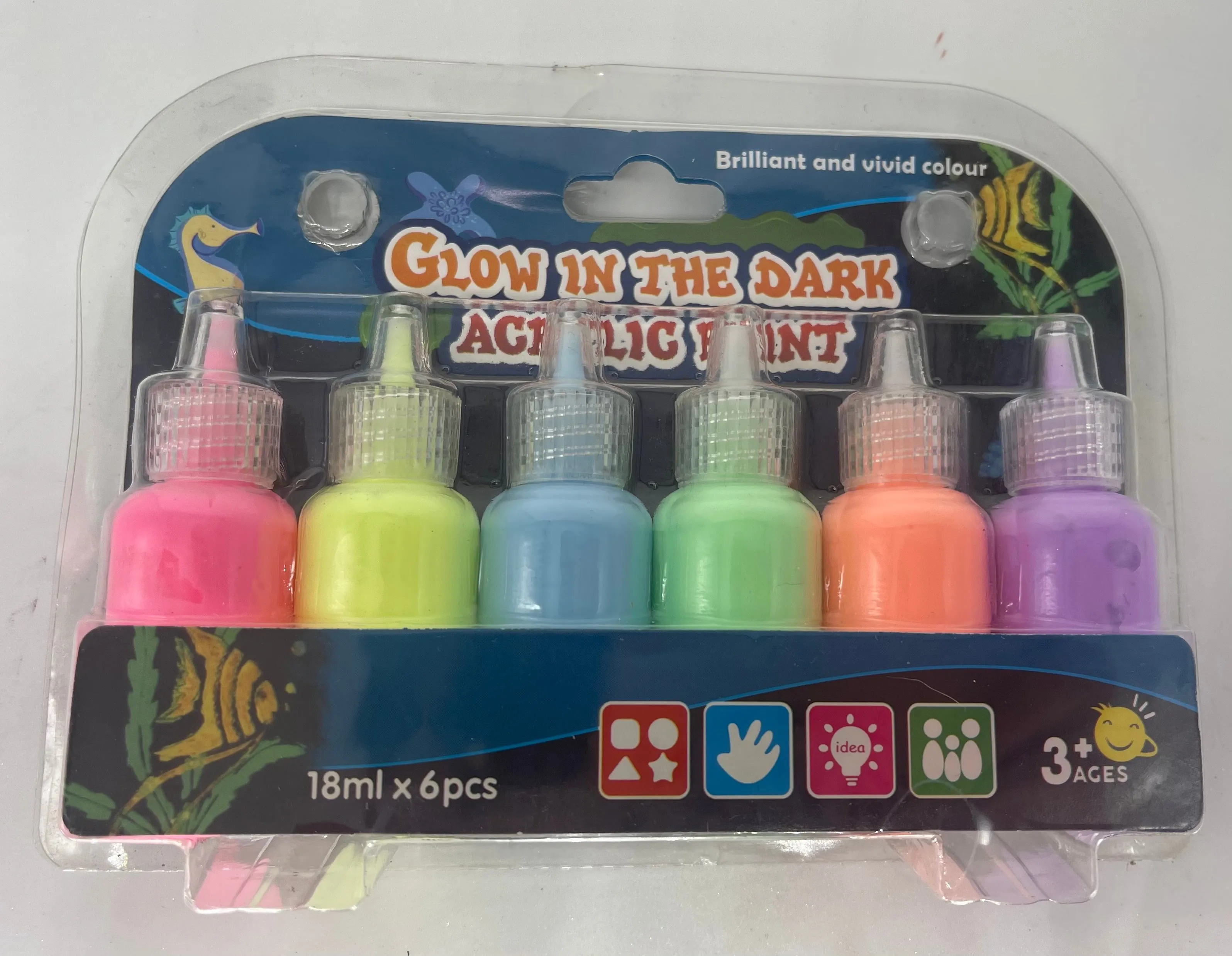 Glow Acrylic Neon Paint