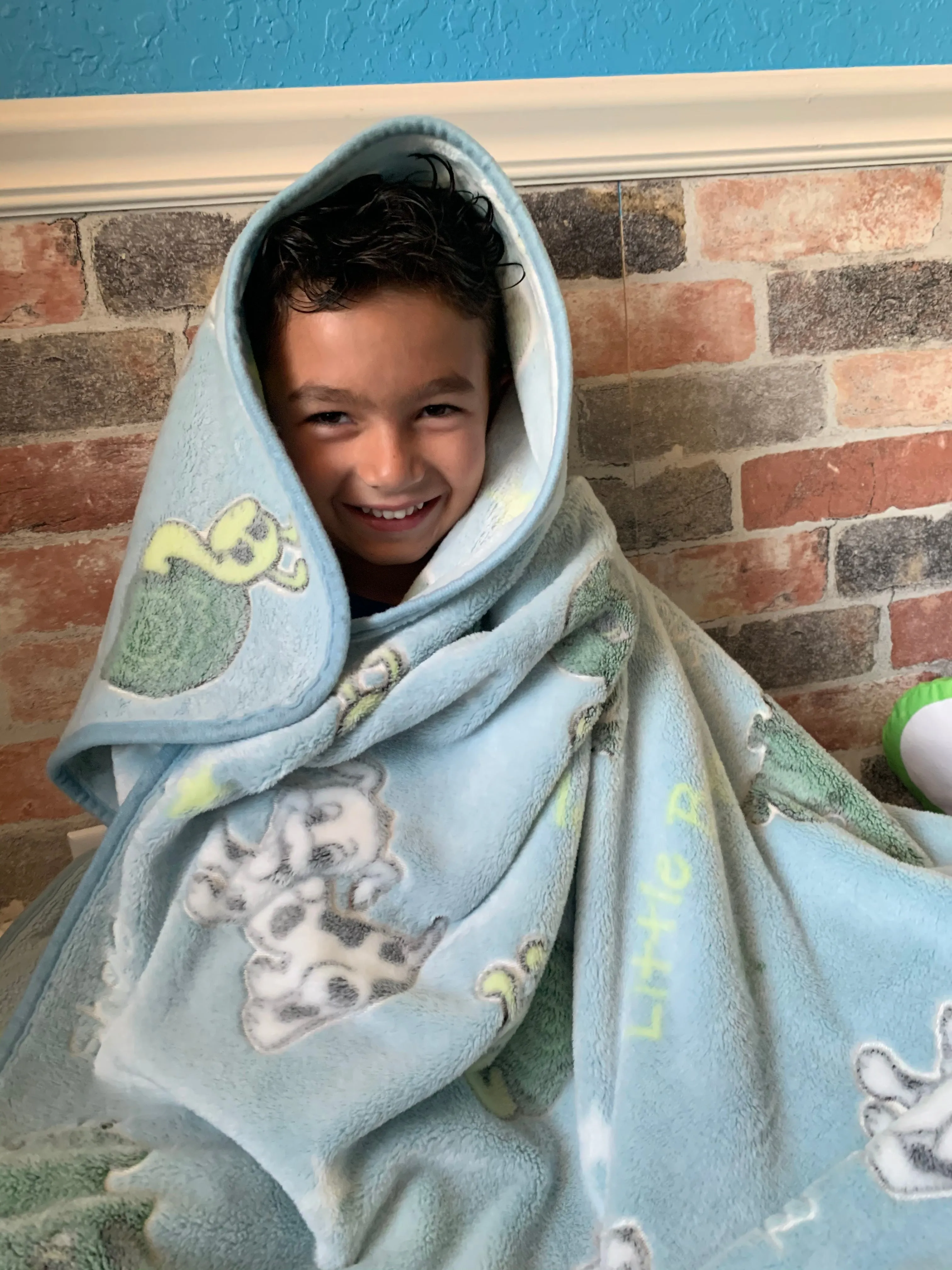Glow in The Dark Blankets - Little Girls’ Sugar, Spice, & Everything Nice - Little Boys’ Frogs, Snails, and Puppy-Dogs’ Tails