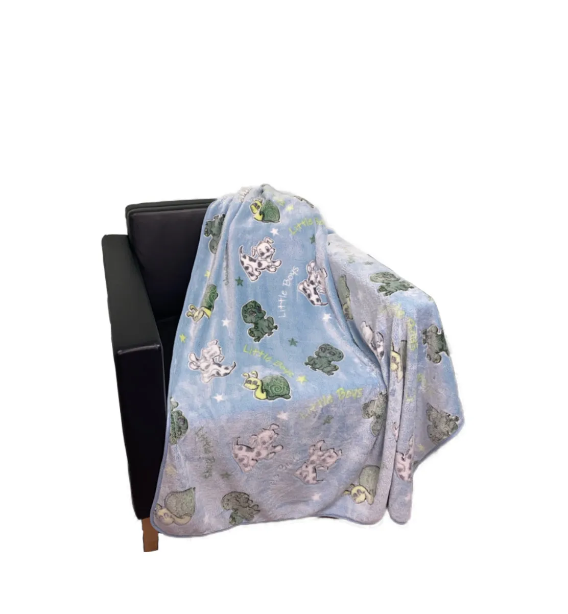 Glow in The Dark Blankets - Little Girls’ Sugar, Spice, & Everything Nice - Little Boys’ Frogs, Snails, and Puppy-Dogs’ Tails