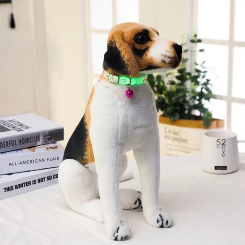 Glow in the Dark Collar with Bell