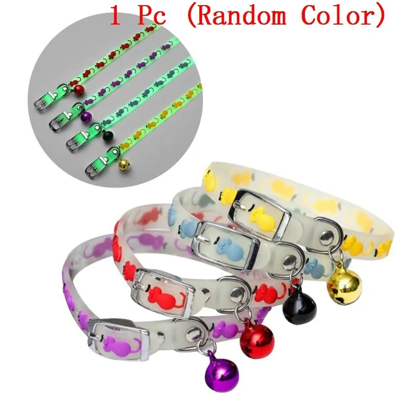 Glow in the Dark Collar with Bell
